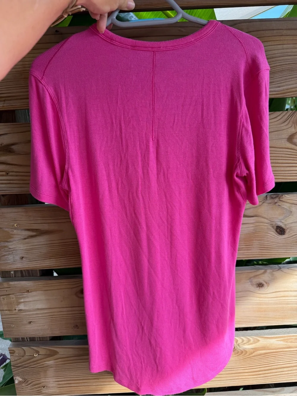 Lululemon Bright Pink Short Sleeve Tee